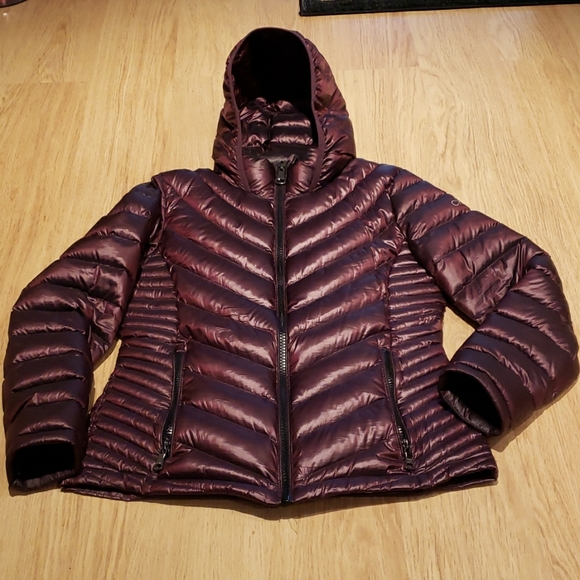 Calvin Klein Jackets & Blazers - Calvin Klein Hooded Packable Puffer Coat